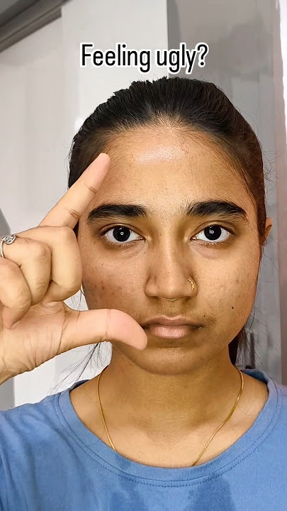 Feeling ugly? try this!💗 #skinpositivity #skincare #makeuplook #youtubeshorts #shortsfeed #shorts