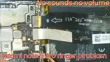 Redmi note 9 pro ringar problem solution|Redmi note 9 pro speaker solution |no volume |no sounds