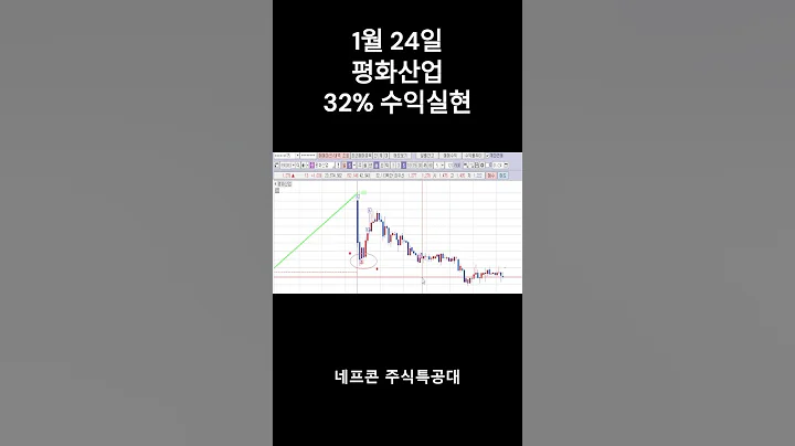 1월 24일 평화산업 (090080) 32% 미친 수익
