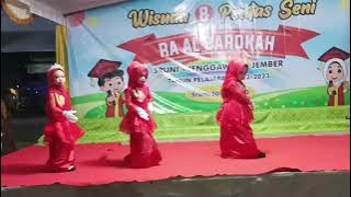 Tari Tabassam Anak RA Al Barokah dalam Rangka Wisuda dan Pentas Seni TA 2022-2023