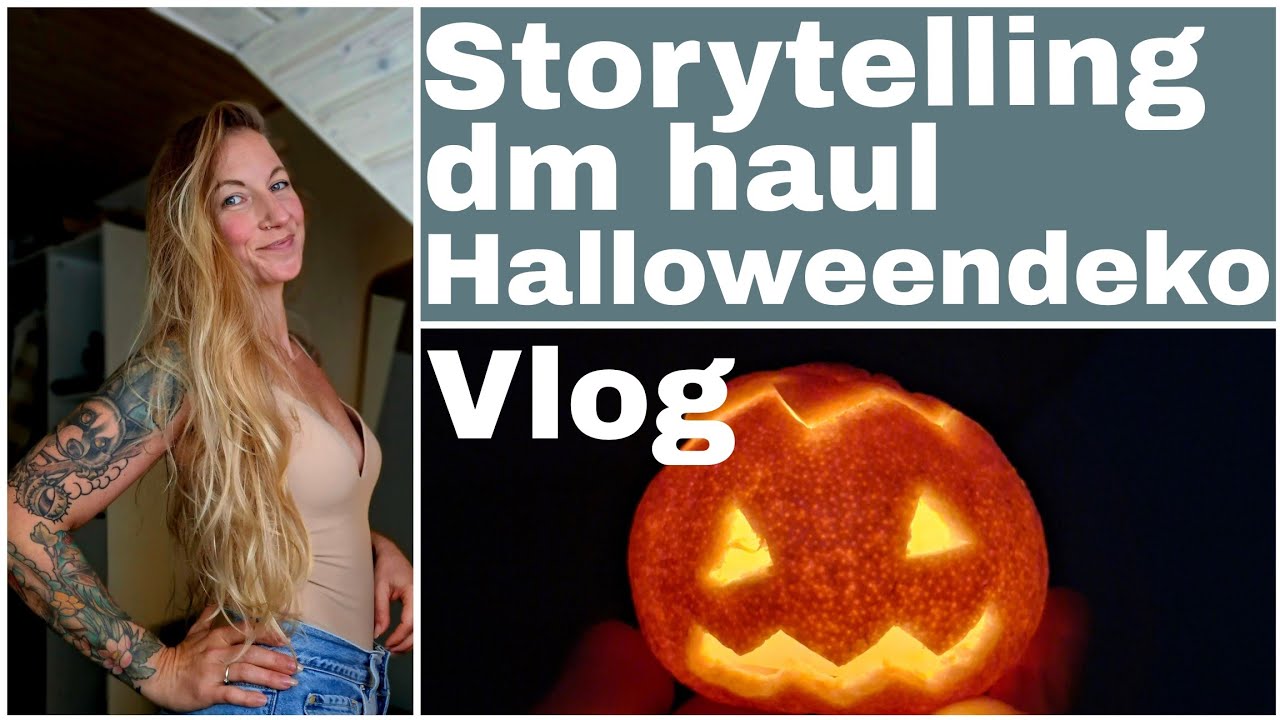 MamaVlog l dm Haul l Halloweendeko l Storytelling und gesunde Süssigkeiten