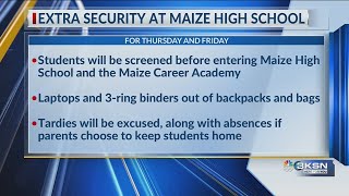 Extra security at Maize schools due to unsubstantiated threat