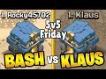 THE BIGGEST 5v5 FRIDAY IN HISTORY: BASH VS KLAUS! - Clash of Clans