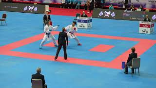2022 Konya Junior Kumite Male -76 Kg Bani Fares Saif Addeen Jor Vs Saljiu Emre Mne