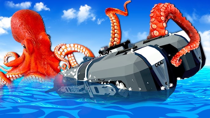 Kraken vs mech by aNroll on Newgrounds