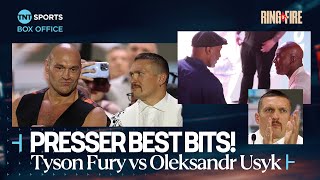 Tyson Fury vs Oleksandr Usyk | FINAL PRESS CONFERENCE BEST BITS #FuryUsyk  #RingOfFire