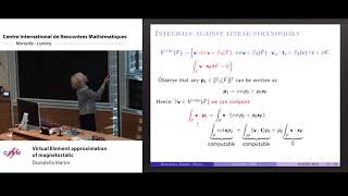 Donatella Marini: Virtual element approximation of magnetostatic