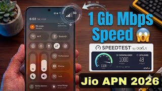 New Jio 4G/5G APN Settings 2026 🔥 Boost Jio Network Speed ✅ Faster Jio 4G Internet Speed screenshot 4