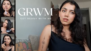 GRWM ! while I yap 🫶 skincare and makeup vlog