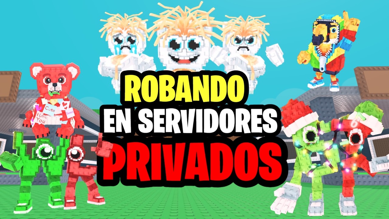 ROBANDO EN SERVIDORES PÚBLICOS Y PRIVADOS - PARTE 13 | ROBLOX