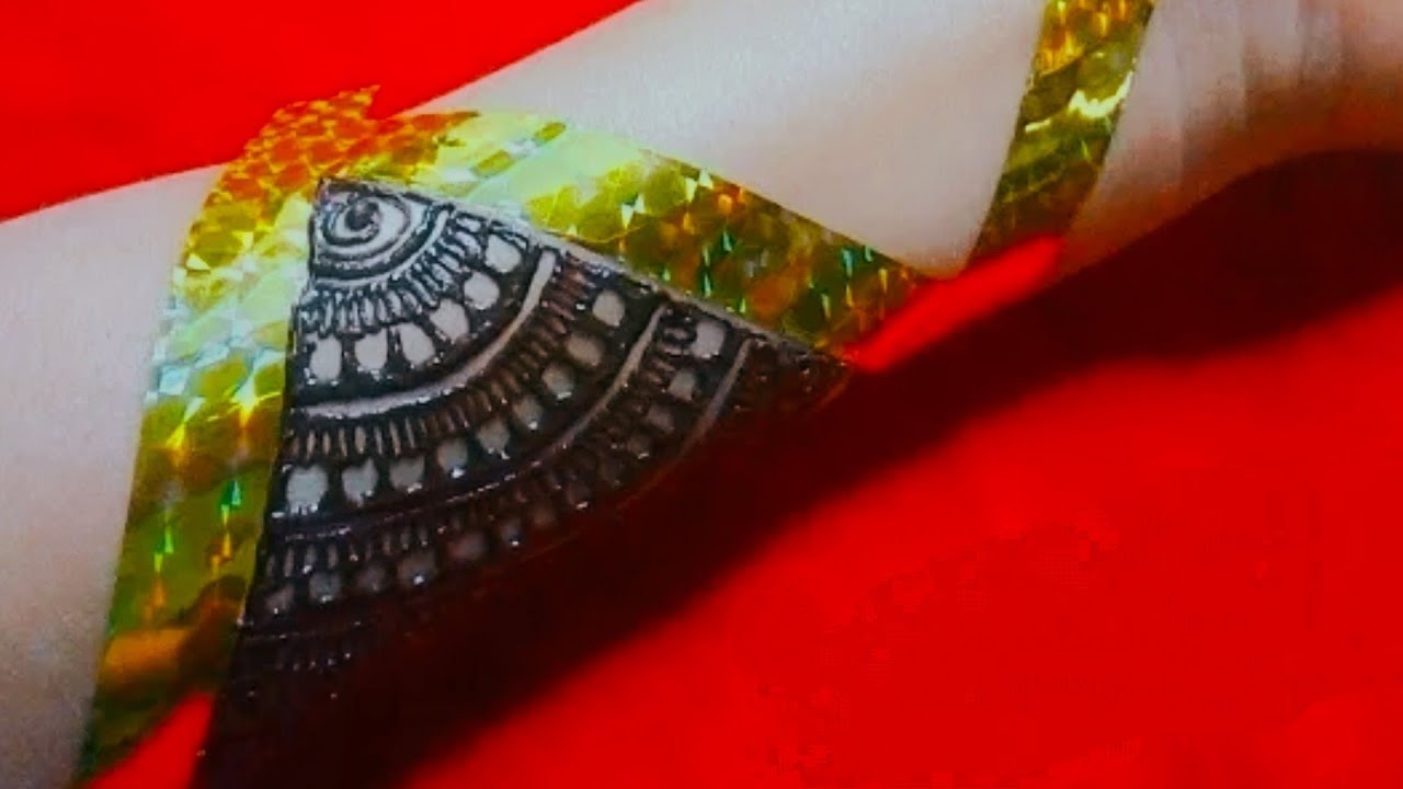 Cello tape mehndi design Tricky Henna ( मेहंदी डिजाइन) Mehndi My