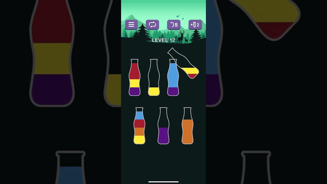 Water 💧 sort puzzle 🧩 level 12