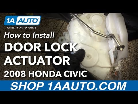 How to Replace Door Lock Actuator 05-11 Honda Civic