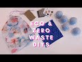 Eco + Zero Waste DIYs🌿 (makeup wipes, dryer balls, beeswax wraps, biodegradable sponge, etc.)