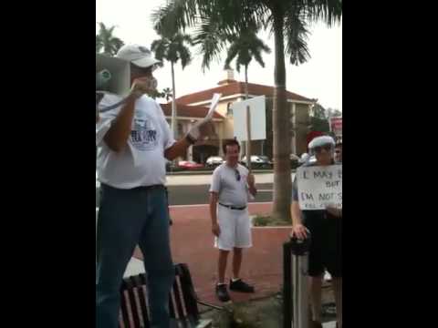 Naples Tea Party Senior Citizens Protest at Sen. Bill Nelson's