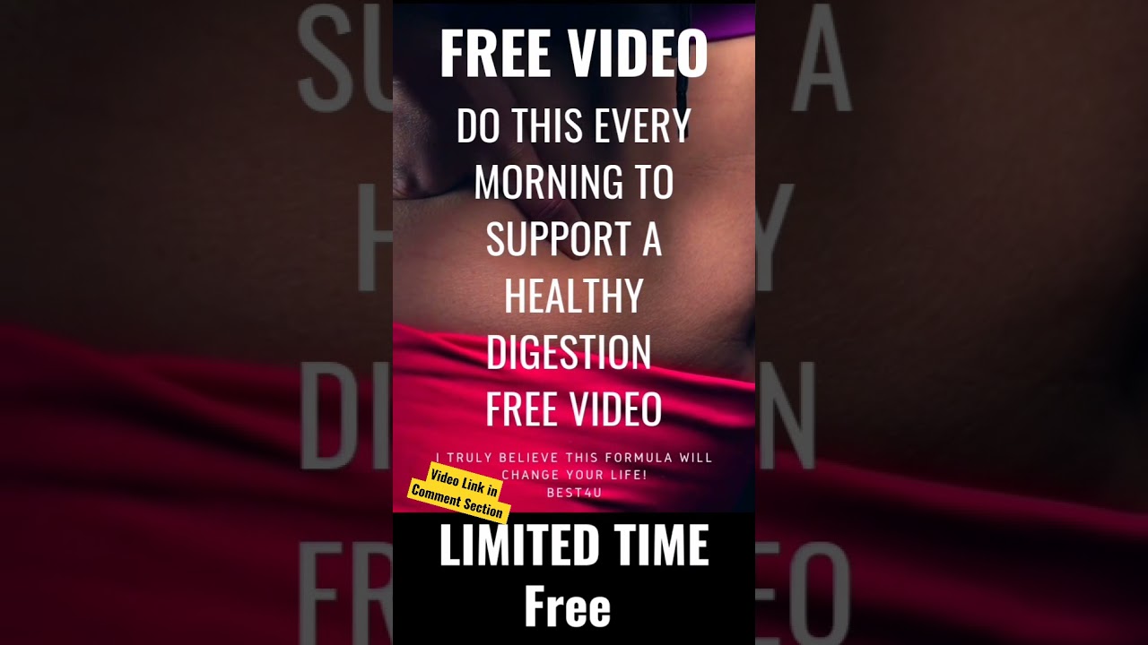 Stomach Problems Solutions -digestive - Do This Every Morning To Support A Healthy Digestion 