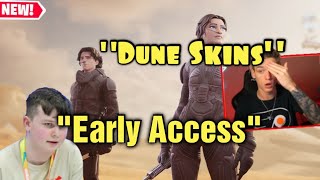 STREAMERS GET *EARLY* ACCESS TO Dune Skins (Paul Atreides Skin, Chani Skin) | FORTNITE SEASON 8