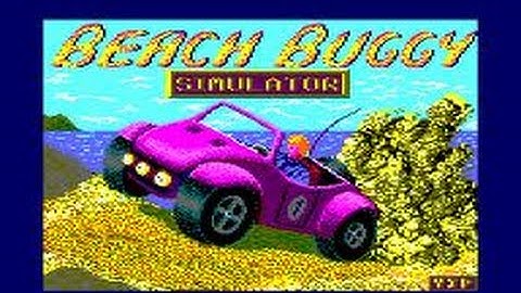Beach Buggy Simulator Review for the Amstrad CPC by John Gage