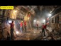 Abandoned Underground Train Tunnel Transformed into a Luxury Cyberpunk Metro Lounge ASMR Restoration