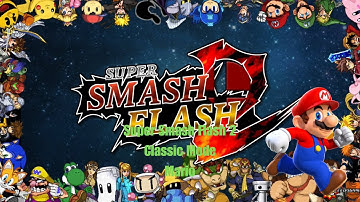 Super Smash Flash 2 Classic Mode-Mario