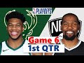 Brooklyn Nets vs. Milwaukee Bucks Full Highlight 1st QTR Game 6 | NBA Playoffs 2021