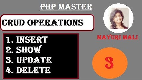 Tutorial3 | Display data from database with PHP Mysql | Programming Guru | Mayuri Mali | Must Watch