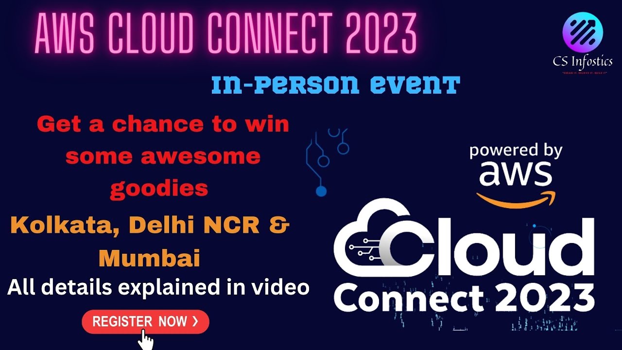 AWS Cloud Connect 2023 || In-Person Event || Kolkata, Delhi NCR ...