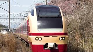 【4K定点撮影】E653系臨時快速（東北本線・船岡駅）