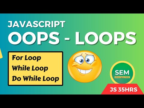 loops in javascript (Hindi) - for, while, do while loops - Full Course