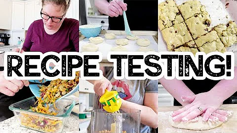 ⭐ VLOGMAS DAY 8! 🥑 MAKING TONS OF RECIPES FOR MY NEW COOKBOOK! 📚 WEEKEND PREP