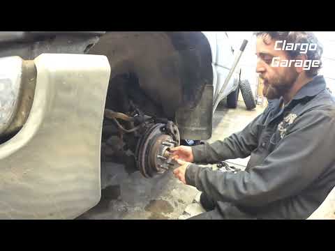 How To Remove And Replace Front Wheel Bearing Hub Assembly On A 4WD 2003 GMC Sierra – ep 86
