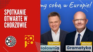 Spotkanie otwarte z Szymonem Hołownią i Michałem Gramatyką w Chorzowie