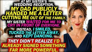 My Dad Gave Me a Disownment Letter at My Sister’s Wedding—I Handed Her Silence and a Legal File