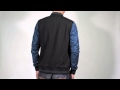 MAJESTIC CLOSET ORIGINAL（マジェスティッククローゼット オリジナル） スタジアムジャケット BLACK×DARK GREEN着用イメージ