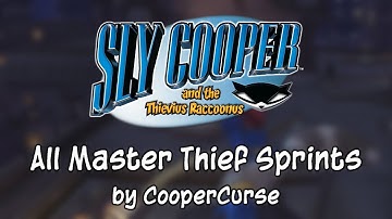 Sly Cooper 1 - All Master Thief Sprints (PS3)