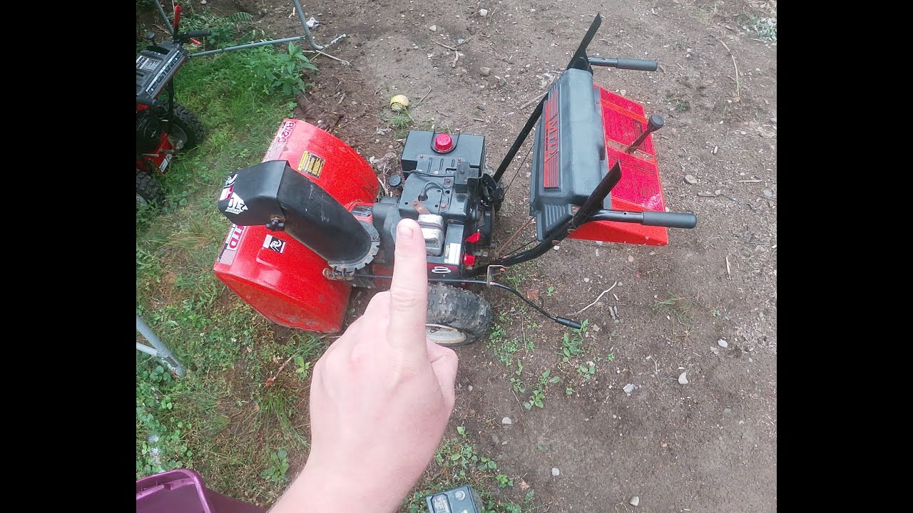 snowblower how to fix drive locked drive axle part 1 YouTube