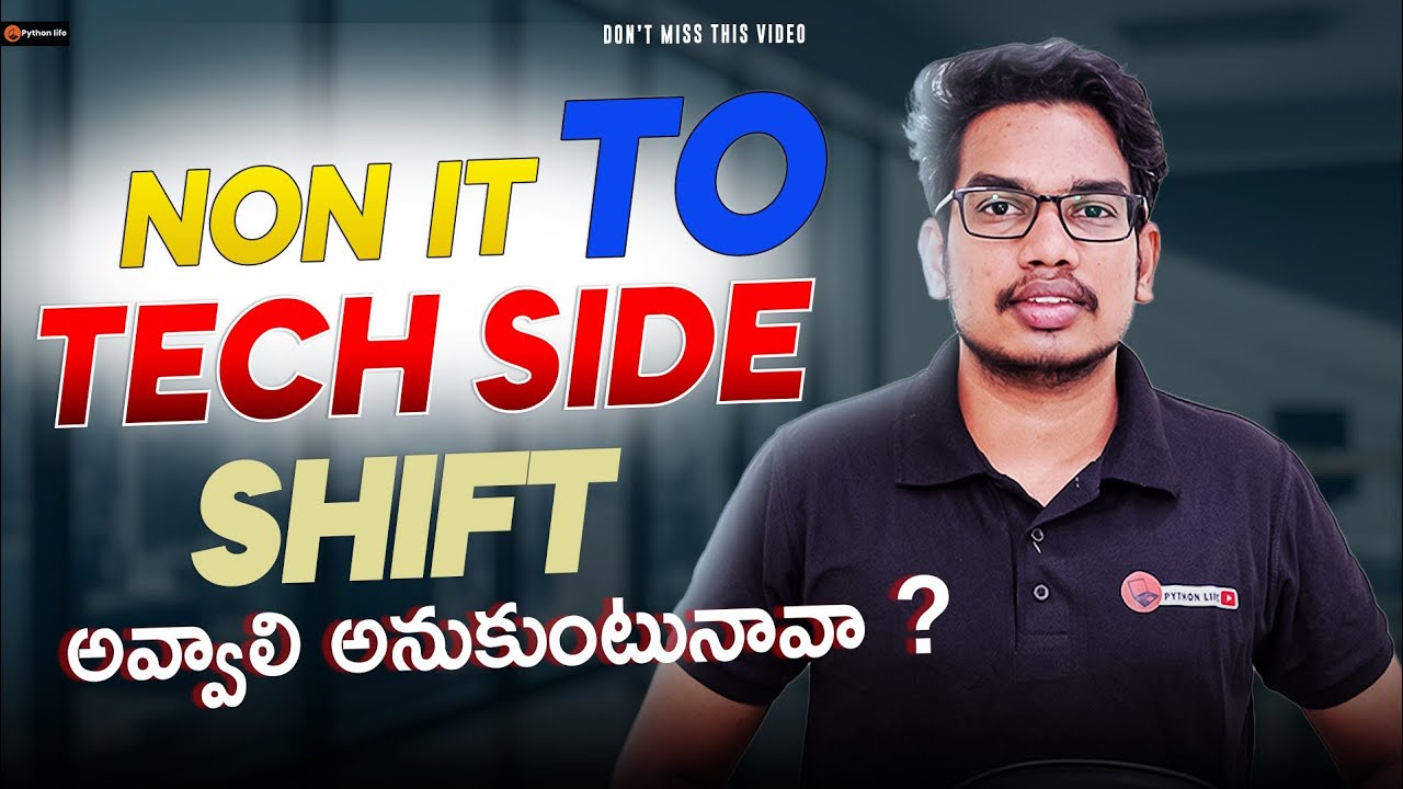 Do you want to Shift Non IT Side to Tech Side | Non IT to IT - YouTube
