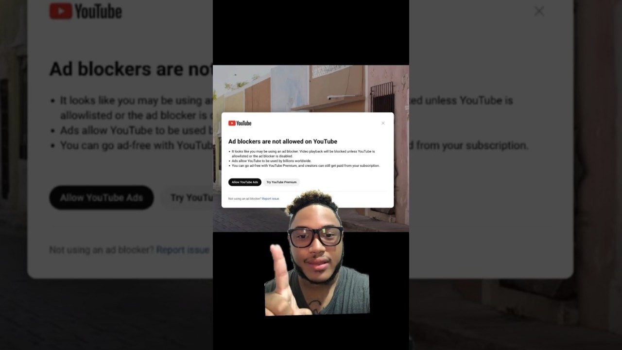 #YouTube estaria bloqueando a los que utilicen bloqueadores de anuncios. 😳 #short #shorts