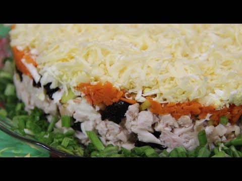 Необычный и Очень Вкусный Салат на Новый Год.