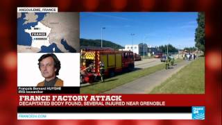 BREAKING - France factory attack: "we are facing an attack of jihadists" screenshot 4