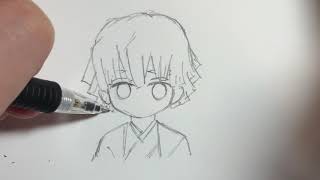 かんたん絵の描き方 鬼滅の刃 我妻善逸 ちびキャライラスト 通常速 ゆっくり Youtube かんたん絵の描き方 鬼滅の刃 我妻善逸 ちびキャライラスト 通常速 ゆっくり Youtube