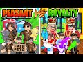 ROYAL Family VS PEASANT Family In Adopt Me! (Roblox Adopt Me)