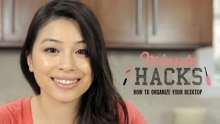 Minute Hacks: How To Organize Your Desktop Quick Tips To Organize Your Messy Desktop In 1 Minute Part5 5
