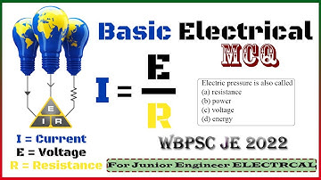 BASIC ELECTRICAL MCQs | Lec - 1| WBPSC JE Electrical Questions