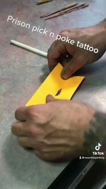 #Prison #picknpoke #tattoo. #Howtotattoo #viral #trending