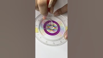 Mesmerizing ASMR Spiral Art for Rest | Calming Sounds for Deep Calm! #art #shorts #spirograph #asmr