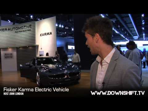 Fisker Electric Vehicle - La Auto Show 2010 - Downshift TV