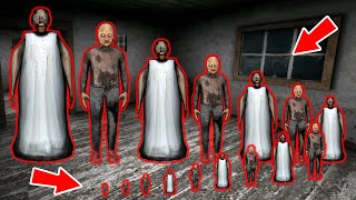 Big Granny vs small Granny, Ice Scream, Grandpa - funny horror animation (fun mix 2)