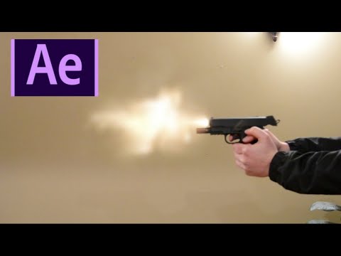 Realistic muzzle flash