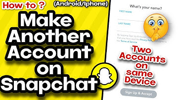How to Make another account on Snapchat 2025 | Android/Iphone | Two accounts on same device